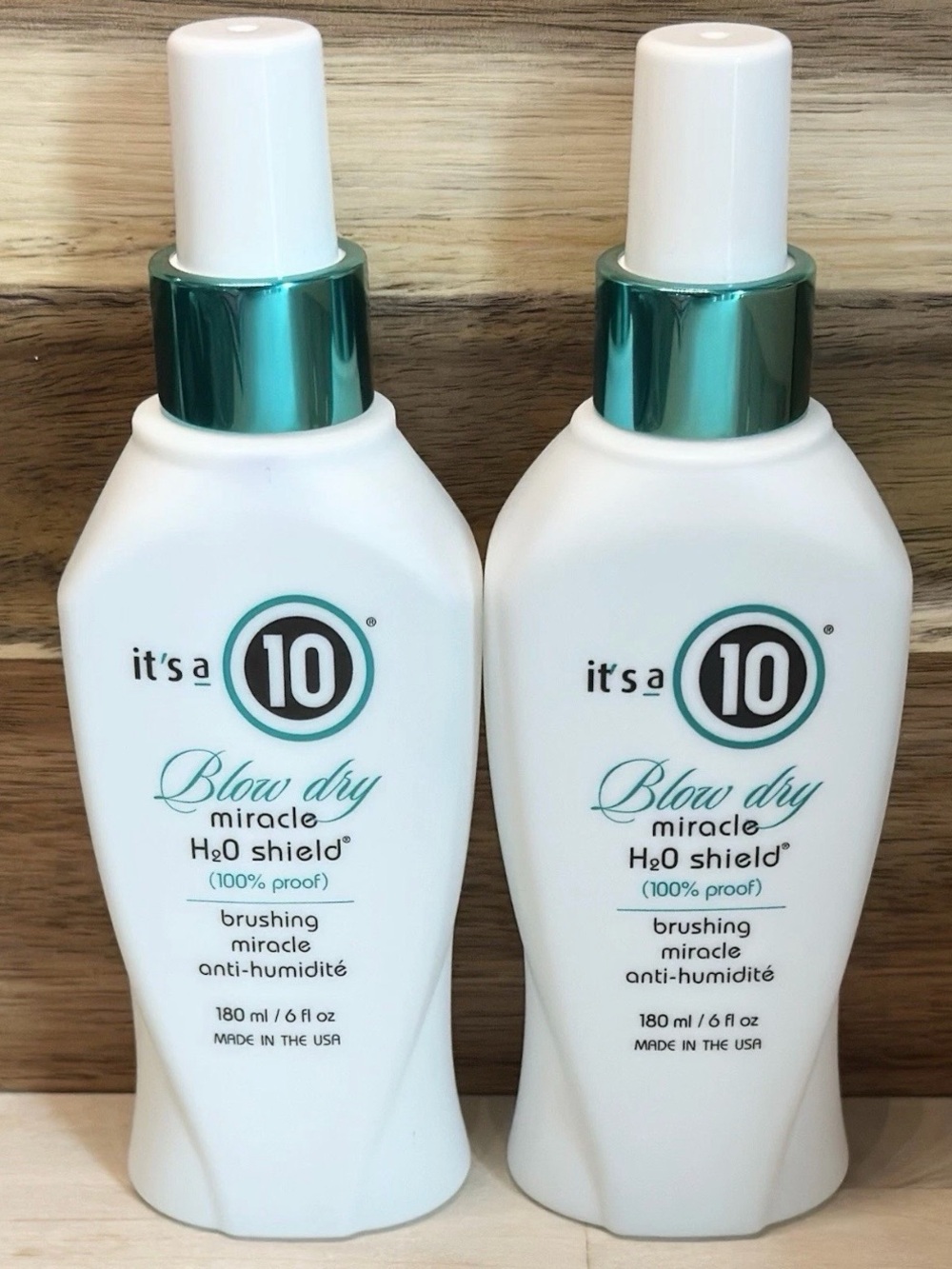 It's a 10 Blow Dry Miracle H2O Shield Lot 2x 6oz/ea Thermal Protectant Detangler
